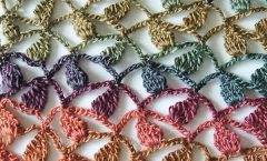 Crochet: Punto Hojuelas