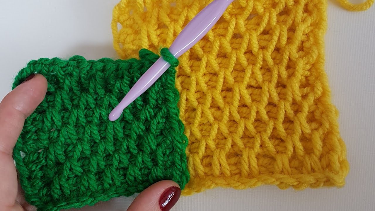How to Crochet Smock Honeycomb Stitch