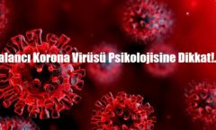 Yalancı Korona Virüsü Psikolojisine Dikkat