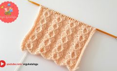 101 | SIRALI BAKLAVA MODELİ / Örgü Modelleri  / Easy Knitting Patterns