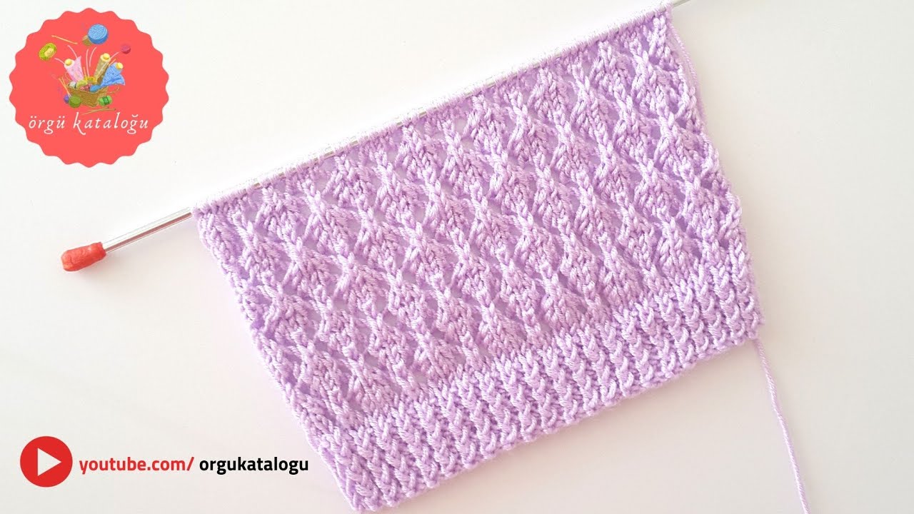 Ajurlu Minik Baklavalar – Bebek Ã–rgÃ¼leri – Ã–rgÃ¼ Modelleri – Easy Knitting Pattern