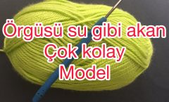 Çok kolay tığ işi yelek,bluz,etol şal modeli/örgü modelleri/#knitting #Вязаниекрючком #örgümodelleri