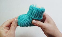 İKİ ŞİŞLE KOLAY BEBEK PATİK MODELİ YAPIMI ✅ Örgü Modelleri ✅ Easy Knitting Baby Booties