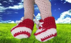 Amigurumi Oyuncak Bekek Patik Yapımı – Örgü bebek patiği  (Crochet TOY's shoes))