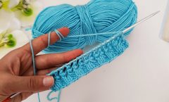 1 DOLA 1 KES ajurlu örgü modeli ⭐️çeyizlik yelek şal modell ⭐️iki şiş örgüler #knitting