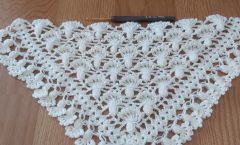 how to crochet triangle shawl / çok kolay örgü üçgen şal modeli / şal kenar yapılışı örgü modelleri