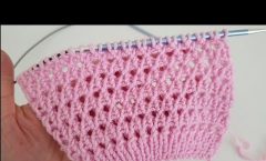 Çok Kolay Çabuk İlerleyen Yazlık Örgü Modeli ☆ Knitting ☆ Kolay Örgü Modeli ☆ Yetişkin Örgü Modeli