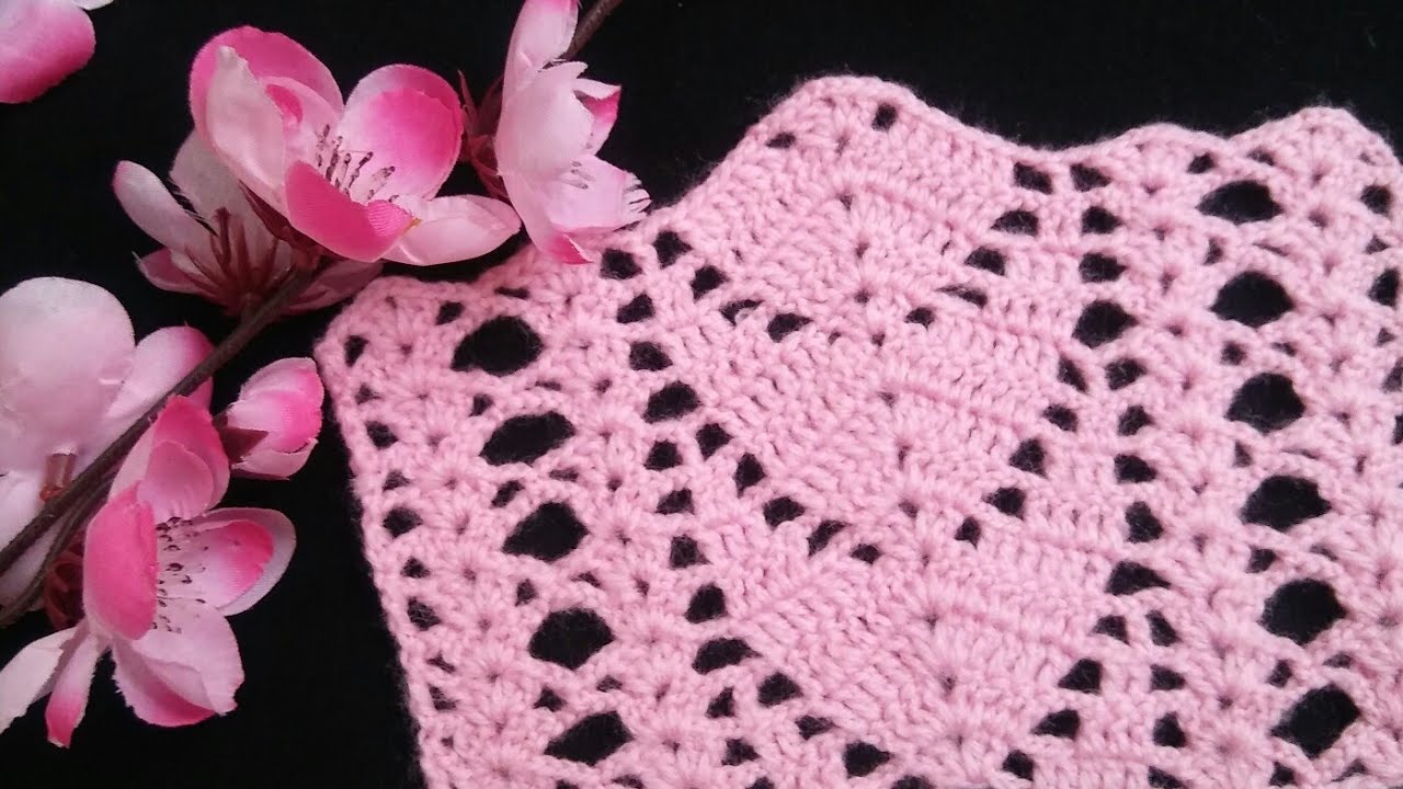 1️⃣1️⃣2️⃣ Tığ işi örgü yelek modeli Easy Crochet knitting