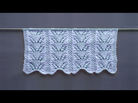Bayan Yelek Örneği Yaprak Desenli Örgü Modeli #78