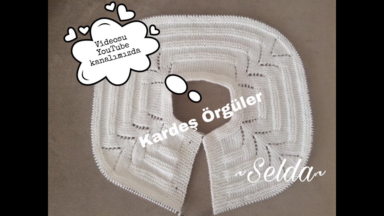 Erkek bebek yeleği 1. bölüm/Kolay bebek yeleği